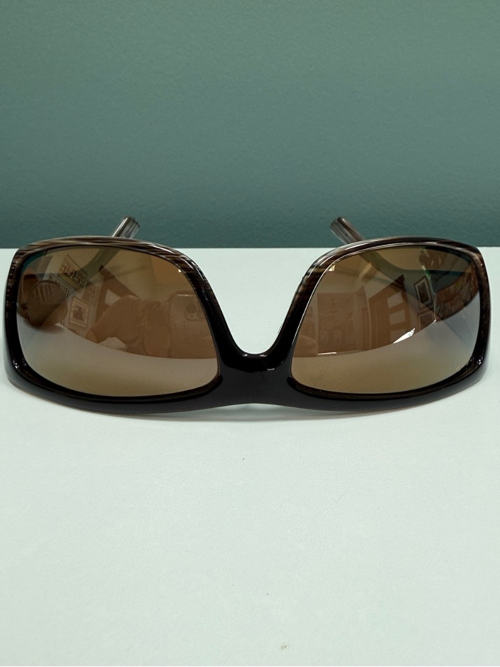 Maui Jim World Cup chocolate fade striped frame and polarized lenses - Picture 10 of 12